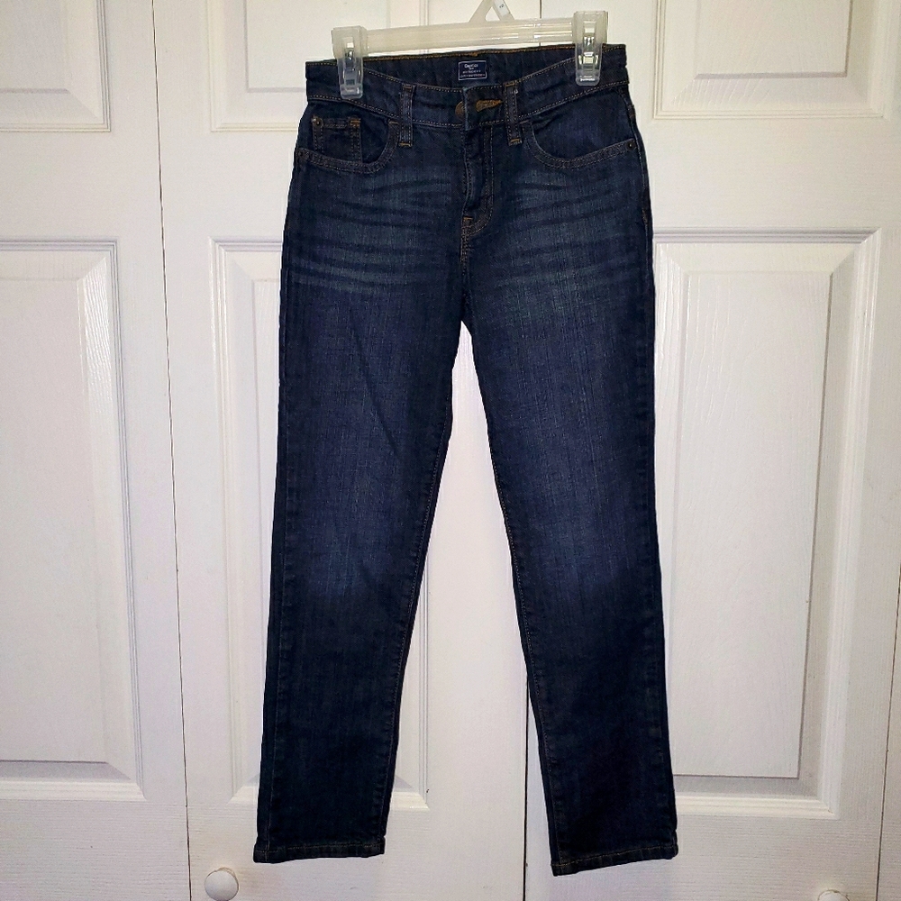 GapKids Boyfriend Fit Jeans Dark Rinse Size 10 Gir